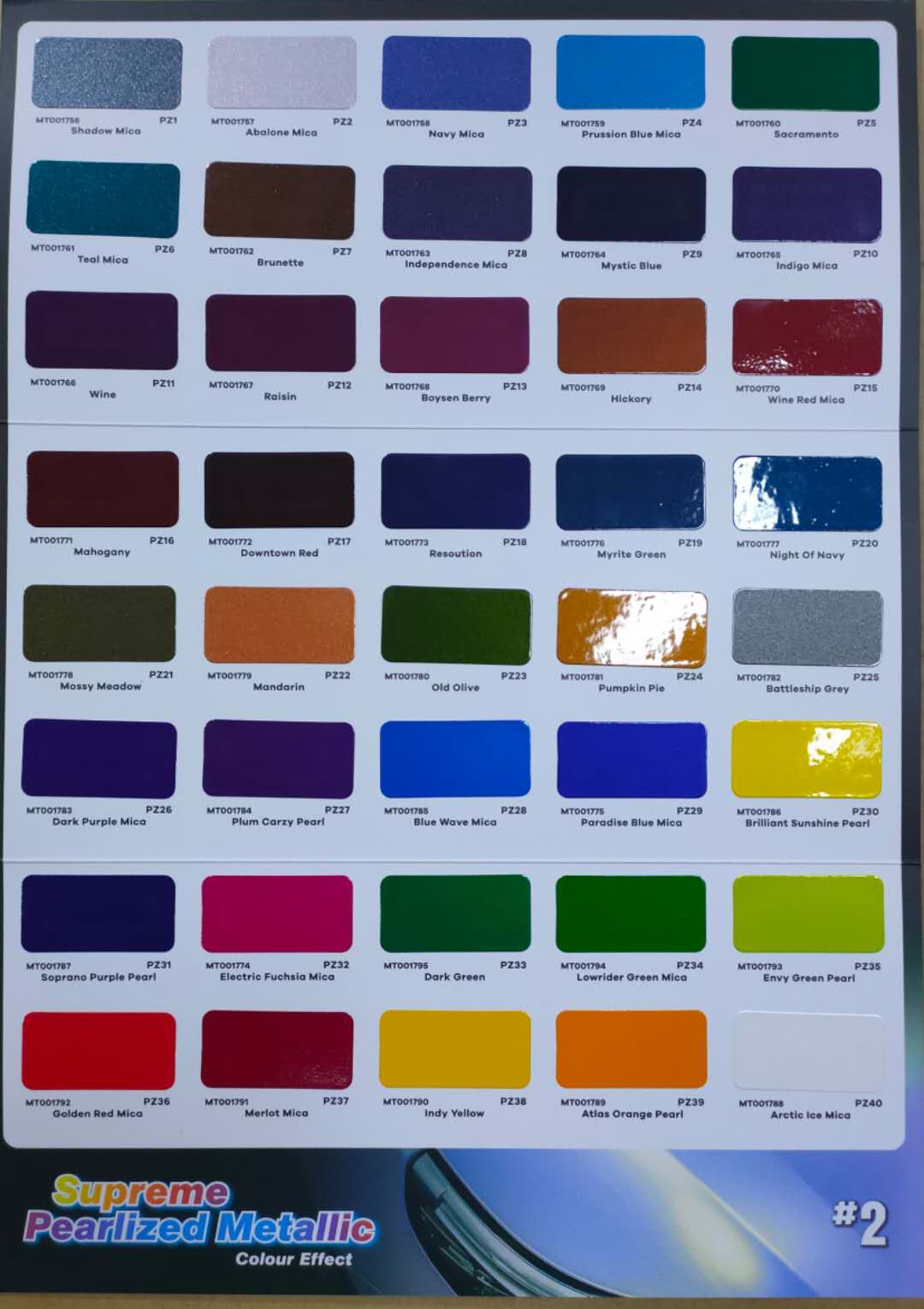 SUPREME PEARLIZED COLOUR - PZ15